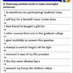 Rearrange Jumbled Sentences With Answers KidsLearnPage