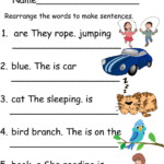 Rearranging Sentences Worksheet