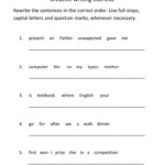 Rewrite Sentences English ESL Worksheets Pdf Doc