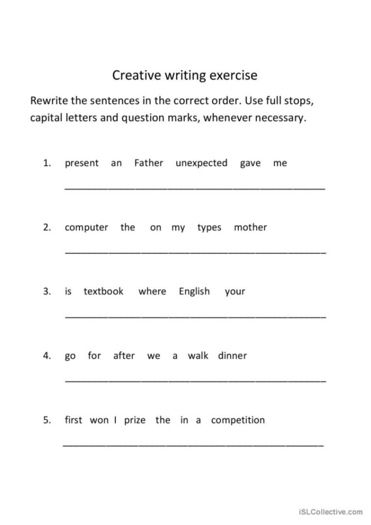 Rewrite Sentences English ESL Worksheets Pdf Doc