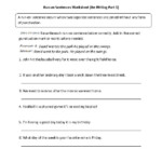 Run On Paragraph Worksheet Nidecmege