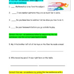 Run On Sentence Worksheet Word Worksheet