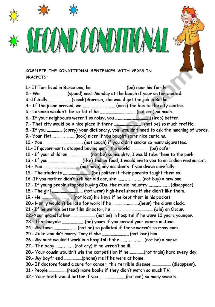 SECOND CONDITIONAL ESL Worksheet By Mariaah