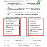 Second Conditionals Worksheet