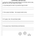 Second Grade Sentences Worksheets CCSS 2 L 1 f Worksheets Complex
