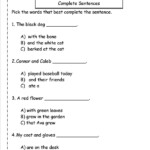Second Grade Sentences Worksheets Ccss 2l1f Worksheets Writing 11