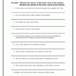 Sentence Editing Worksheets 2nd Grade Worksheets Master