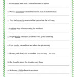 Sentence Inversion Worksheet