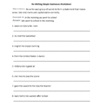 Sentence Structure Worksheets Pdf Db excel