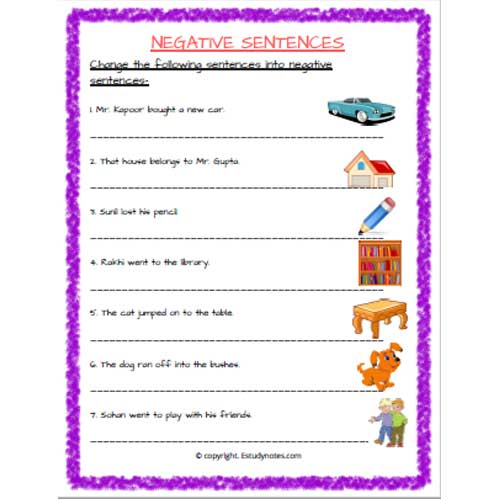 Sentence Worksheet For Grade 2 Name Complete Sentence Worksheet 1 A 
