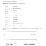 Sentences And Phrases Worksheet