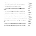 Sentences Types Worksheet Answers