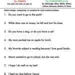 Simple Compound Complex Sentences Worksheet Complex Sentences Worksheets Simple And