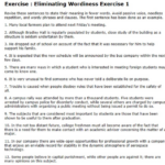 Solved Exercise Eliminating Wordiness Exercise 1 Revise Chegg