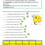 Statement And Question Sentences Worksheet