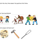 Story David And Goliath Worksheet