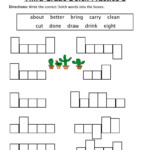 Third Grade Sight Words A To E Worksheet Have Fun Teaching