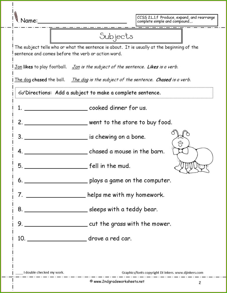  Topic Sentence Worksheet With Answers Free Download Goodimg co