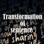 Transformation Of Sentences Exercises And Examples With Answers For Class 8