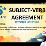 Virtual MELCs Subject Verb Agreement Inverted Sentences YouTube