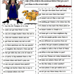Word Order ESL Grammar Exercise Worksheet For Kids Ingilizce