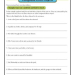 Word Pattern Sentences Fifth Grade Worksheets Free Printable Worksheets