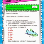 Word Study 4 30 20 Correcting Run On Sentences Mr Roberson ESL