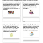 Writing A Topic Sentence Worksheet