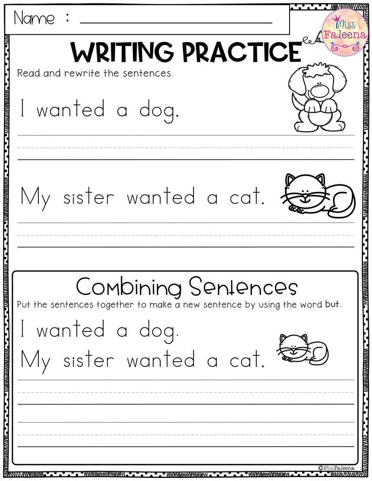 Writing Complete Sentences Worksheets 1st Grade Worksheeta