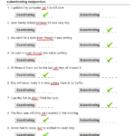 Writing Coordinating And Subordinating Conjunctions Worksheet Turtle