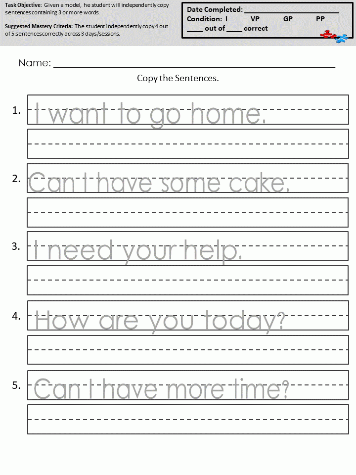 Writing Sentences Worksheets Pdf Thekidsworksheet