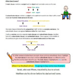 Y6 Grammar Main Subordinate Clauses