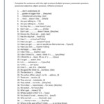 100 Mixed Pronoun Sentences English ESL Worksheets Pdf Doc