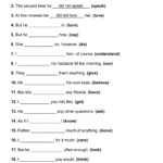 101 Printable Past Simple Negative PDF Worksheets With Answers Grammarism