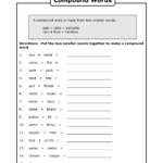 12 2nd Grade Compound Words Worksheets Worksheeto