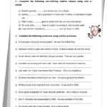 13 Relative Clauses Non defining English ESL Worksheets Pdf