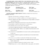 14 Worksheets Compound Sentences Worksheeto
