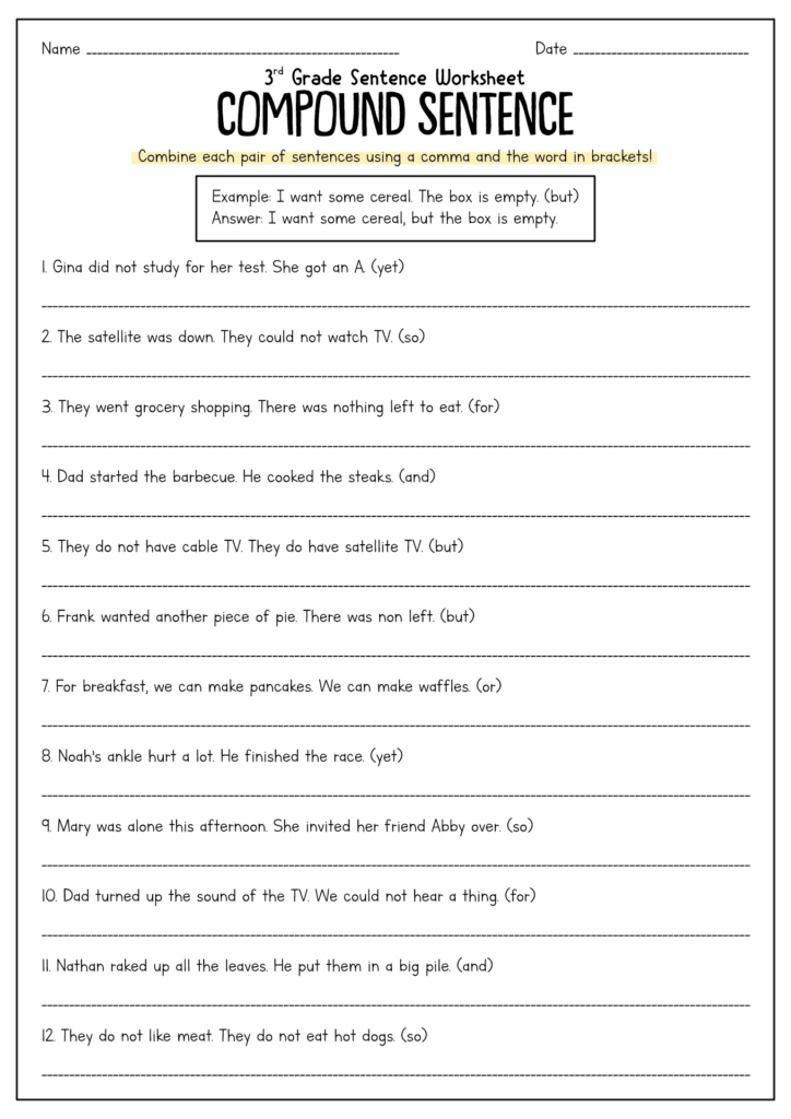 15 Complex Sentence Worksheets 7th Grade Free PDF At Worksheeto