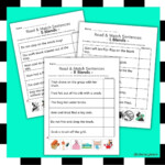 18 Consonant Blends Sentences With Free Worksheets Literacy Learn