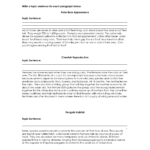 18 Topic Sentences Worksheets PDF Worksheeto