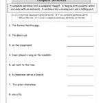 19 First Grade Sentence Worksheet Worksheeto