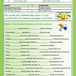 1st First Conditional Worksheet Thekidsworksheet