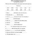 20 Kindergarten Sentence Worksheets Fill In The Blank Worksheeto