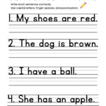 25 Printable Sentence Writing Worksheets Write The Sentence Worksheets