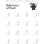 3 Page Ninja Worksheets For Kindergarten Students Etsy