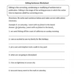 30 4Th Grade Sentence Correction Worksheets