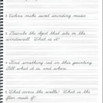 4th Grade Cursive Writing Worksheet