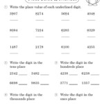 4th Grade Place Value Worksheets With Answer Key