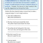 4th Grade Sentence Structure Worksheets Worksheets Master