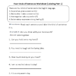 5th Grade Types Of Sentences Worksheets Pdf Thekidsworksheet